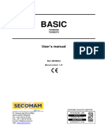 Secomam Basic Analyzer - User manual
