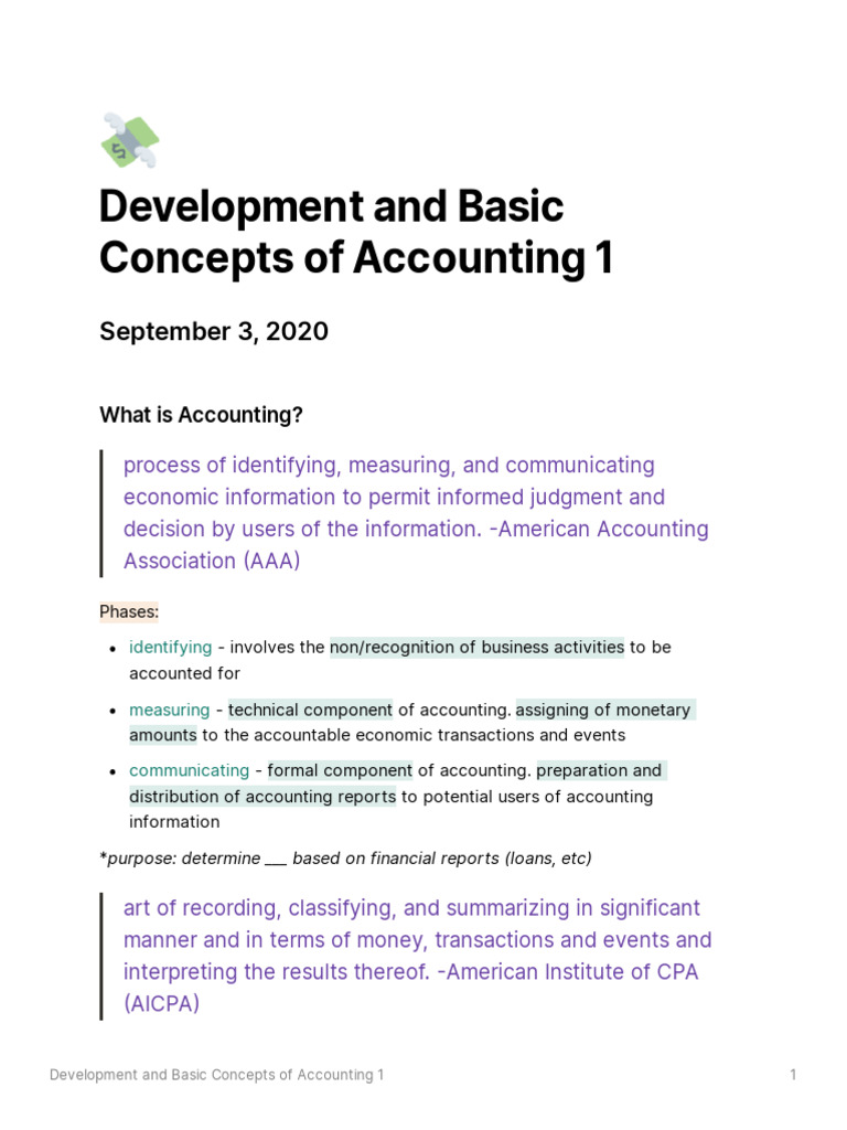 Accounting Basics and Development Guide | PDF | Finance & Money Management