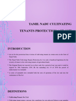 TN Cultivating Tenants Protection Act