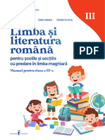Limba Si Literatura RO Scoli Maghiare CL 3