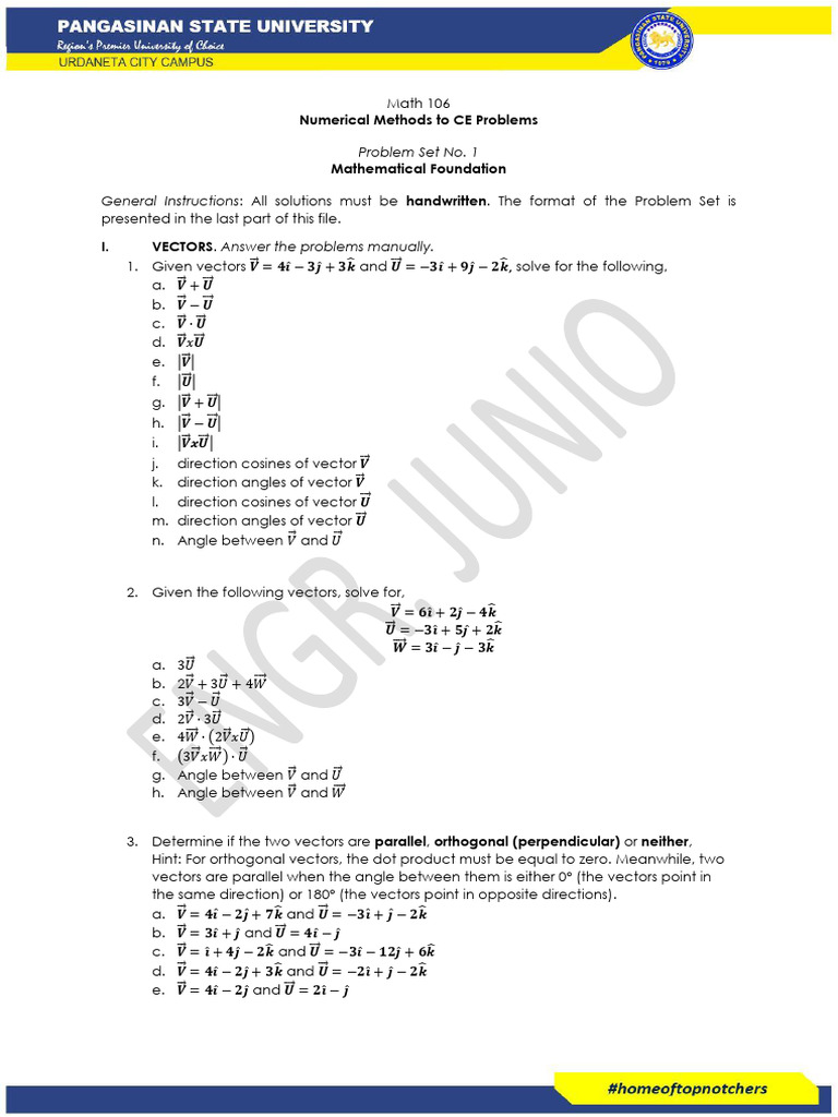 Problem Set No 1 | PDF