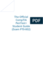 Downloadable Official CompTIA PenTest+ Student Guide