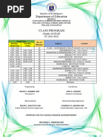 5 Amy Class Program With HG 2023 2024