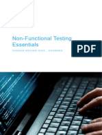 Non-Functional Testing Essentials - Course Review Quiz - ANSWERS