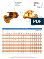 Fabricated Strainers - Tee type 3