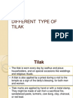 Different Types of Tilak Marks Explained in Hinduism