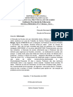 Informaçao À Secçao de Recurso Humano Municipio - Dotx