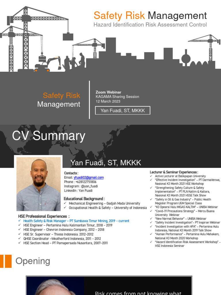 Safety Risk Management Framework | PDF | Risk | Risk Assessment