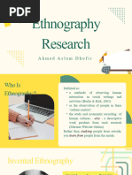 Ethnographic Interview Questions Guide | PDF | Ethnography ...
