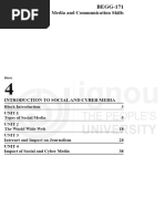 Social and Cyber Media Unit-4