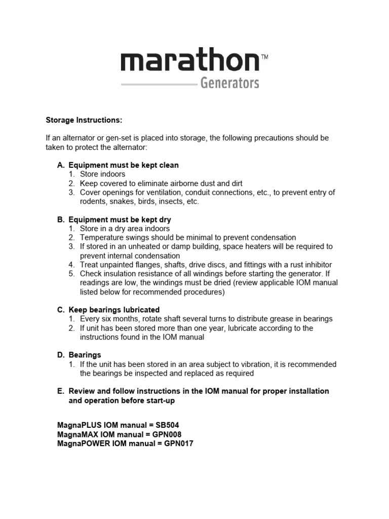 Storage Guidelines PDF