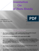 MIS of Hero Honda