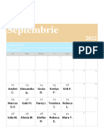 Elevii de Serviciu SEPTEMBRIE