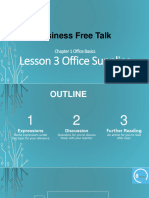 Business Free Talk: Lesson 3 Office Supplies
