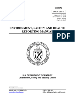 DOE M 231.1-1A CHG 2 Environment, Safety and Health Reporting Manual