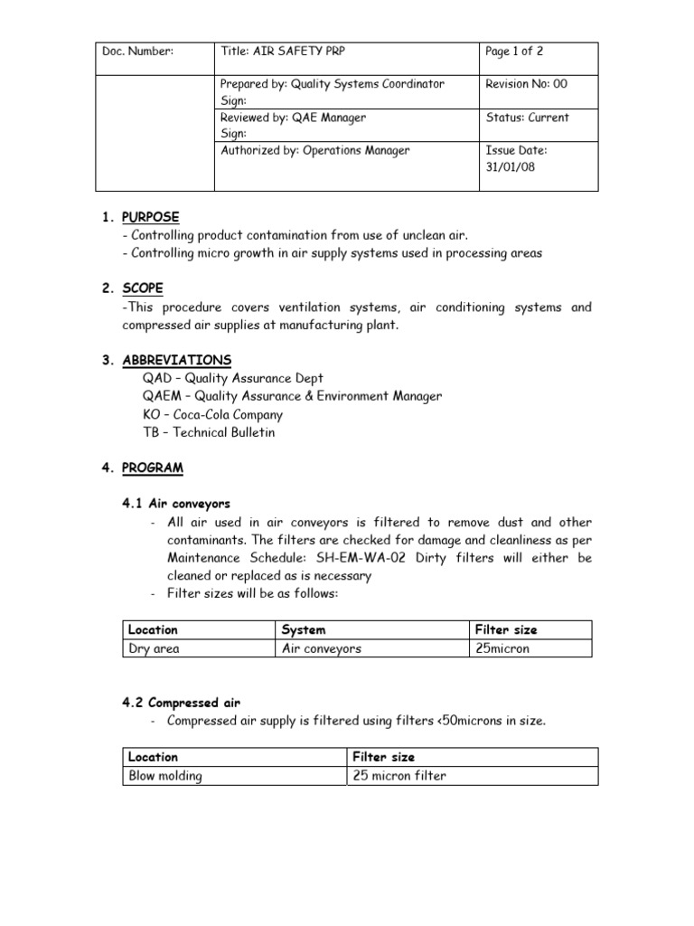Air Safety PRP PDF Equipment
