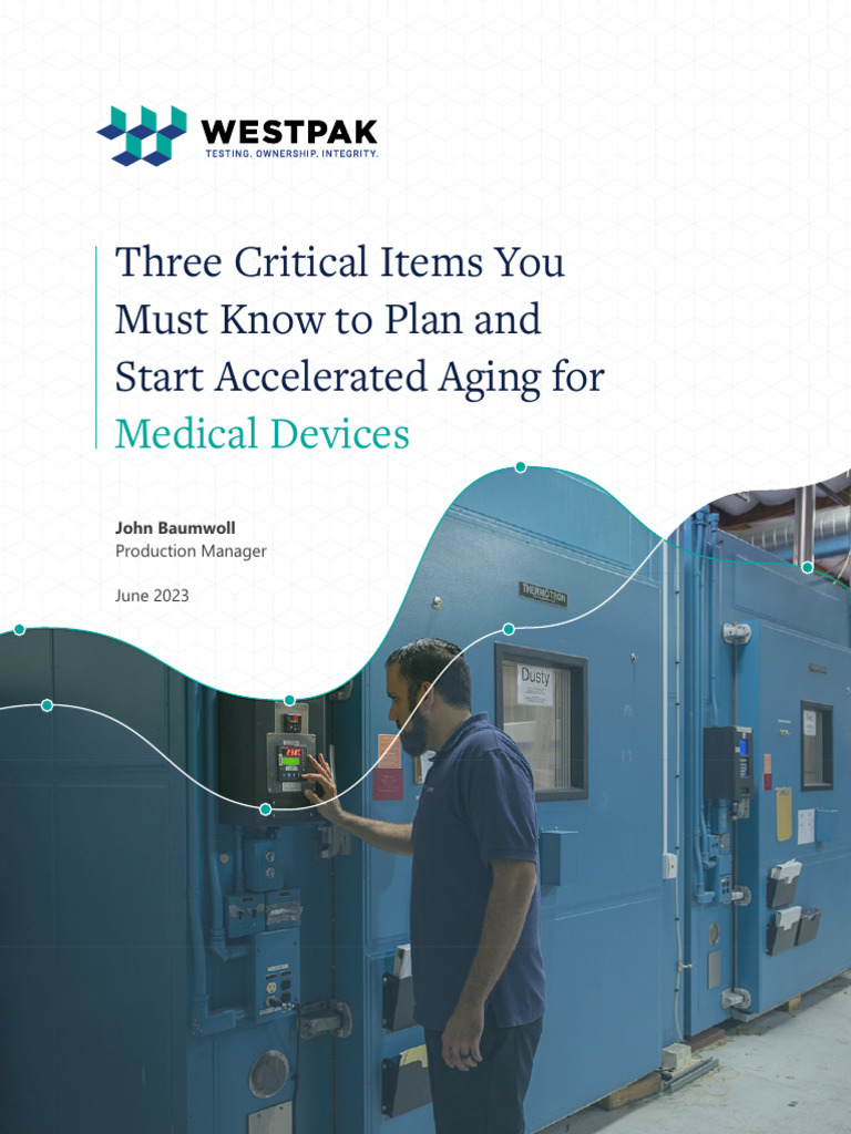 Accelerated Aging For Medical Devices WESTPAK 0623 PDF Shelf Life