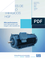 WEG Motores de Inducao Trifasicos 50029374 Brochure Portuguese