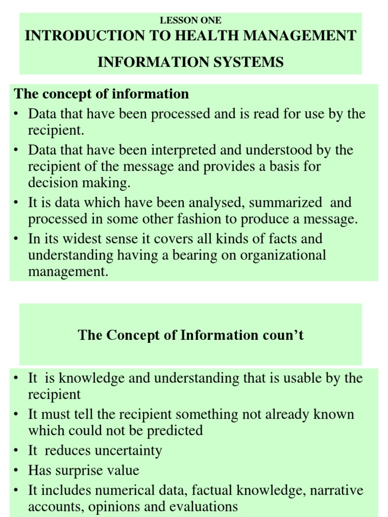 Health Management Information System Hmis