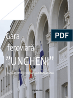 Vasile Iucal, Gara Feroviară "Ungheni" - Pagini de Istorie Și Patrimoniu Arhitectural Urban.