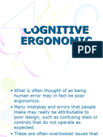 Cognitive Ergonomic