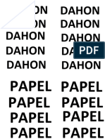 Dahon Papel Plastic