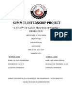 Summer Internship Project