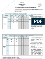 Informe de Los Logros de Aprendizajes 3° Ab Secundaria - Ii Bimestre - 2023 - Arte y Cultura