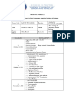 Training-Schedule-Data Science and Analytics