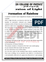 Formation of Rainbow