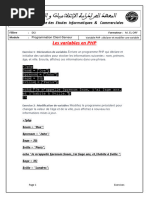 Cours Complet de PHP 8 en PDF | PDF | PHP | Internet
