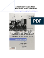 American Promise Value Edition Voulme I 6th Edition Roark Test Bank