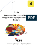 Arts4 q2 Mod4 Pista NG Mga Pamayanang Kultural v2