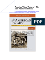 American Promise Value Volume 1 7th Edition Roark Test Bank