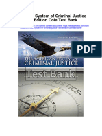 American System of Criminal Justice 16th Edition Cole Test Bank