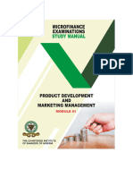 Product Development & Marketing Management (Module III)