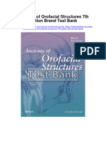 Anatomy of Orofacial Structures 7th Edition Brand Test Bank