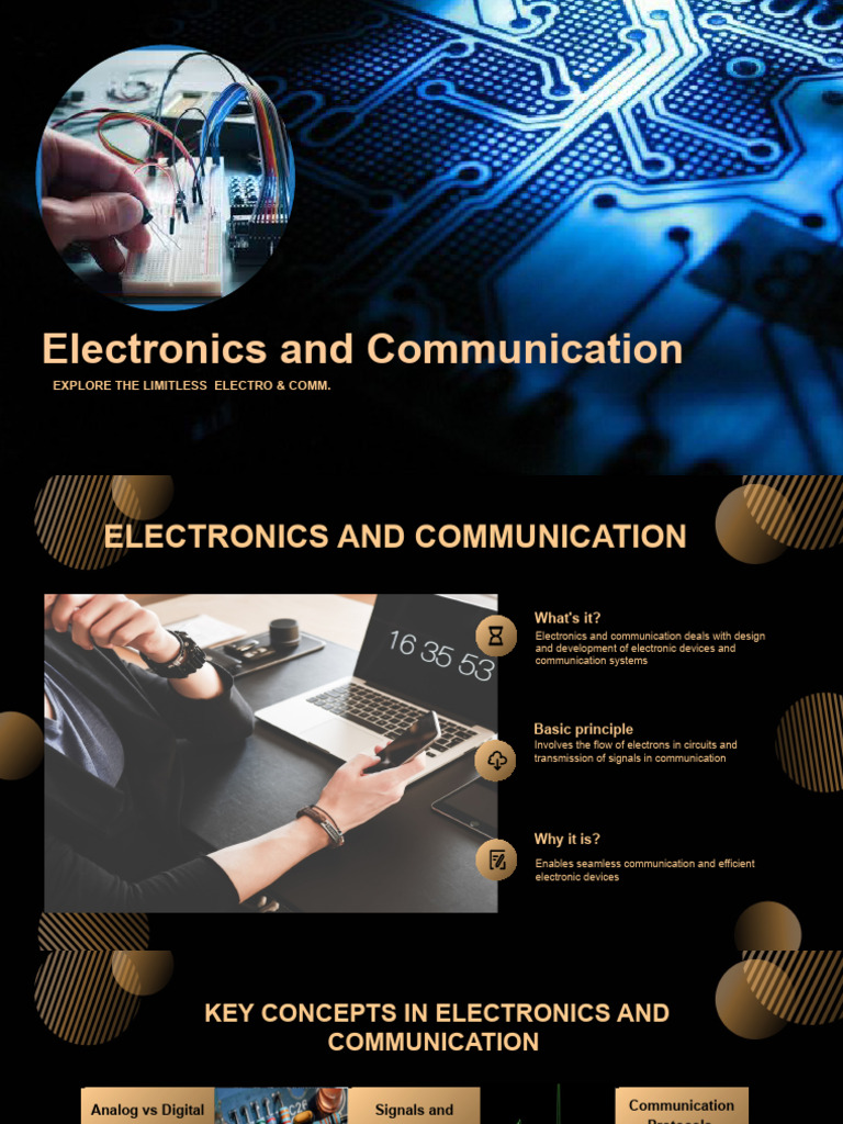 An Overview of Electronics and Communication | PDF | Telecommunications ...