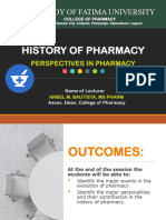 1 - Historical Development of Pharmacy