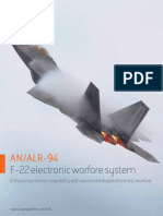 F 22 Salessheet