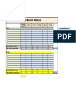 Cost Benefit Analysis Template 09