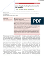 Develop Med Child Neuro - 2019 - Cleary - Barriers To and Facilitators of Physical Activity For Children With Cerebral