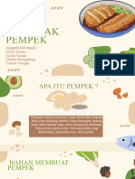 Green and Cream Illustration Let's Learn About Food Presentation