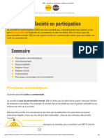 SEP - Société en Participation - Bpifrance Création