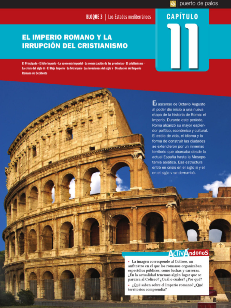 El Imperio Romano y La Irrupción Del Cristianismo - Activados 1 | PDF