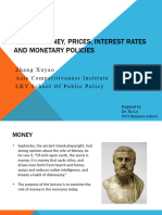 Week 3 Money, Prices, Interest Rates and Monetary Policies