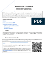 Guía para El Docente - Movimiento Parabólico