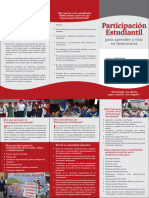 Triptico de Participacion Estudiantil