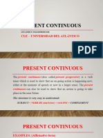 Present Continuous For Level II (CLE)