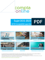 Sujet DCG 2023 UE10 Comptabilité Approfondie